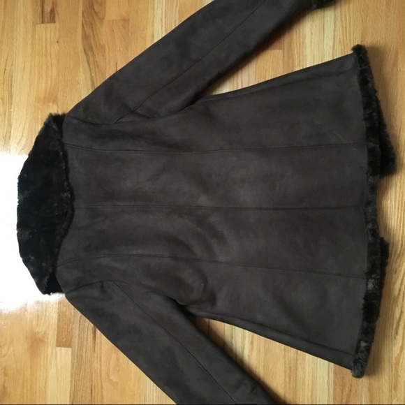 Lady’s jacket dark brown color - Picture 2 of 5